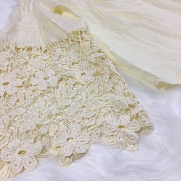 Off The Shoulder Lace Sleeves Long Sleeve Top - Picture 6 of 6